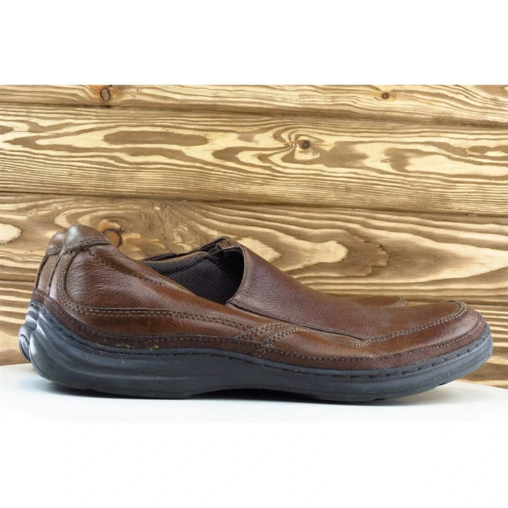 Nunn Bush Shoes Sz 10‎ M Round Toe Brown Loafer Leather Men
